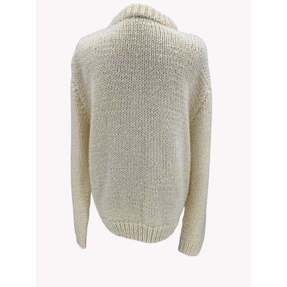 Vintage Womens Crochet Sweater Granny Square Est size XL Hippie Boho - Picture 3 of 4